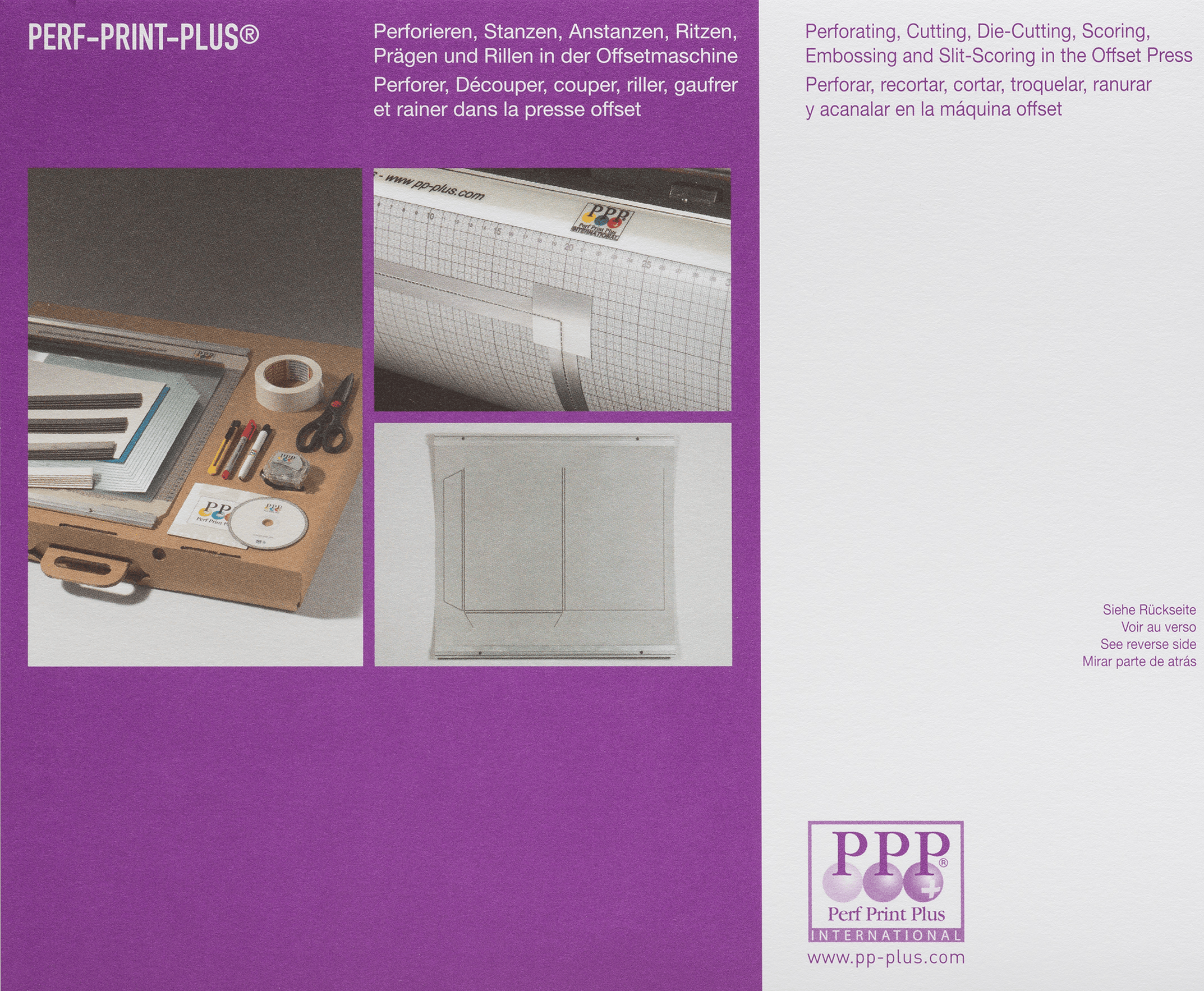 Perforieren, Stanzen, Anstanzen,
                    Prägen und Rillen in der 
                    Offsetmaschine